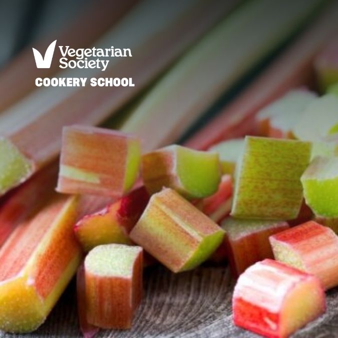 Are you a rhubarb fan? Rhubarb, brings vibrant pinks and reds to desserts and savoury dishes. Read Sam's tip of the month here vegsoc.org/blog/sams-tip-…