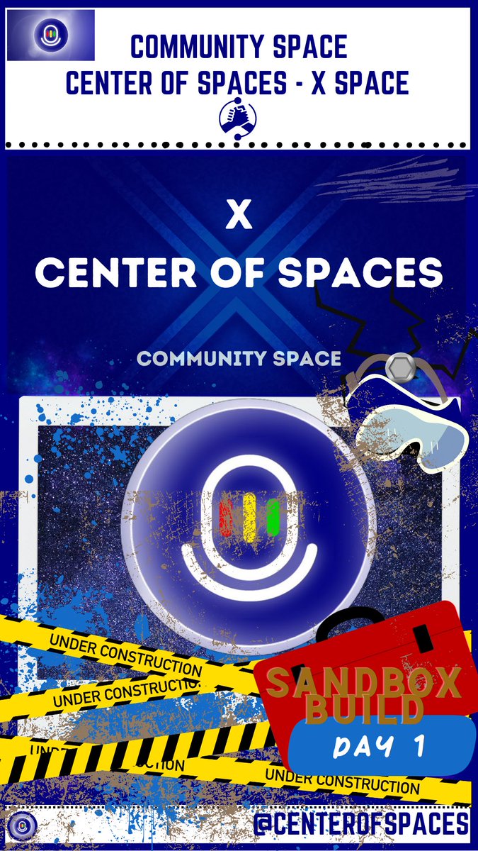 CenterofSpaces's tweet photo. ♾️SandBox Build • Center of Spaces - Day 1

🔹Our brand #community X space is being built publicly from scratch, by recording, documenting, packaging and publishing every step for others to learn how they can get started.

🛜Join for our event, #SandboxBuildCenterofSpaces!

🪬 https://t.co/rc0408Tl4a