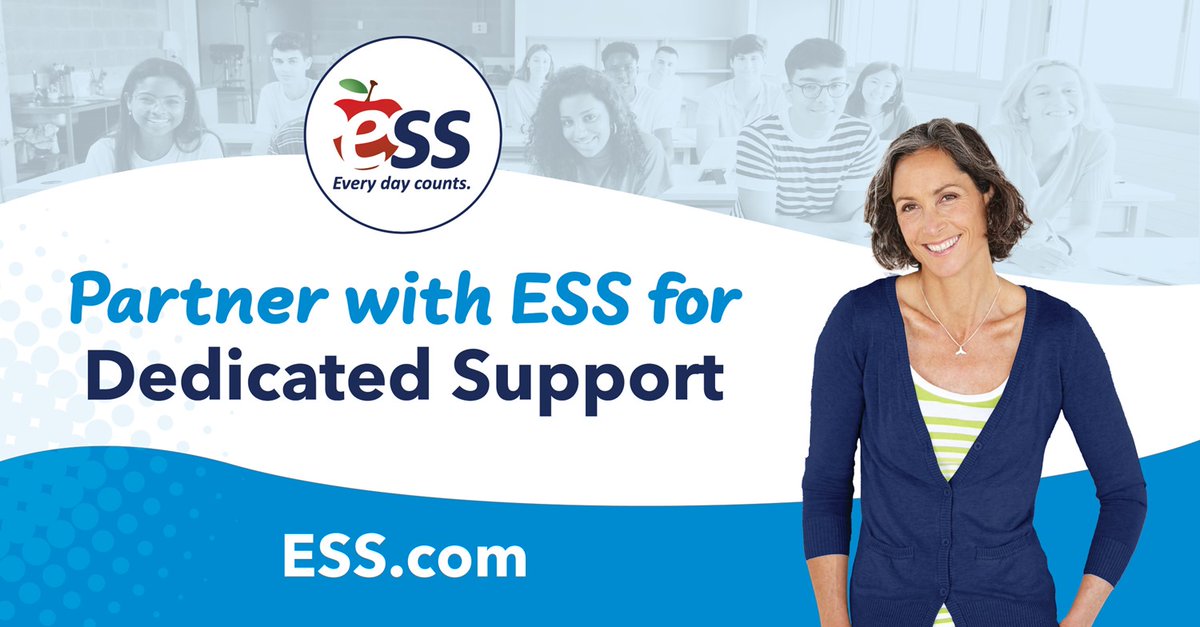Dedication and proactive communication are the cornerstones of the support your District receives from FADSS Gold Partner @ESSEducation. Visit ESS.com today to learn more. #EveryDayCounts #ESSEducation #JoinESS