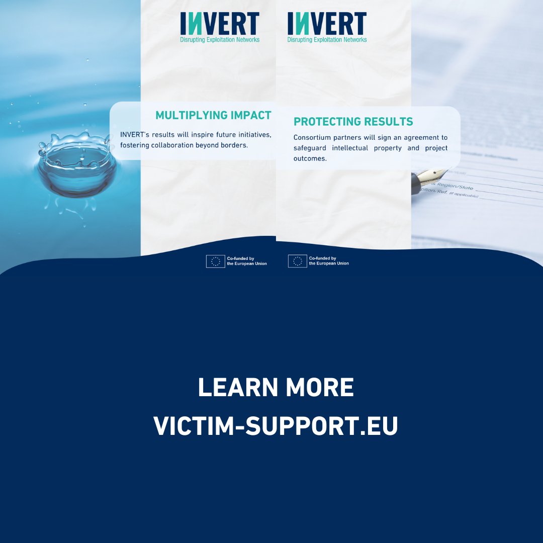 💡Explore how the INVERT project is fostering sustainability in the fight against human trafficking.

Learn more: invert-project.eu

#ProjectINVERT #EndHumanTrafficking @Unicatt @minGiustizia @transcrime @OSDIFE_CBRNe @EU_Commission @Europarl_EN
@EU2024BE