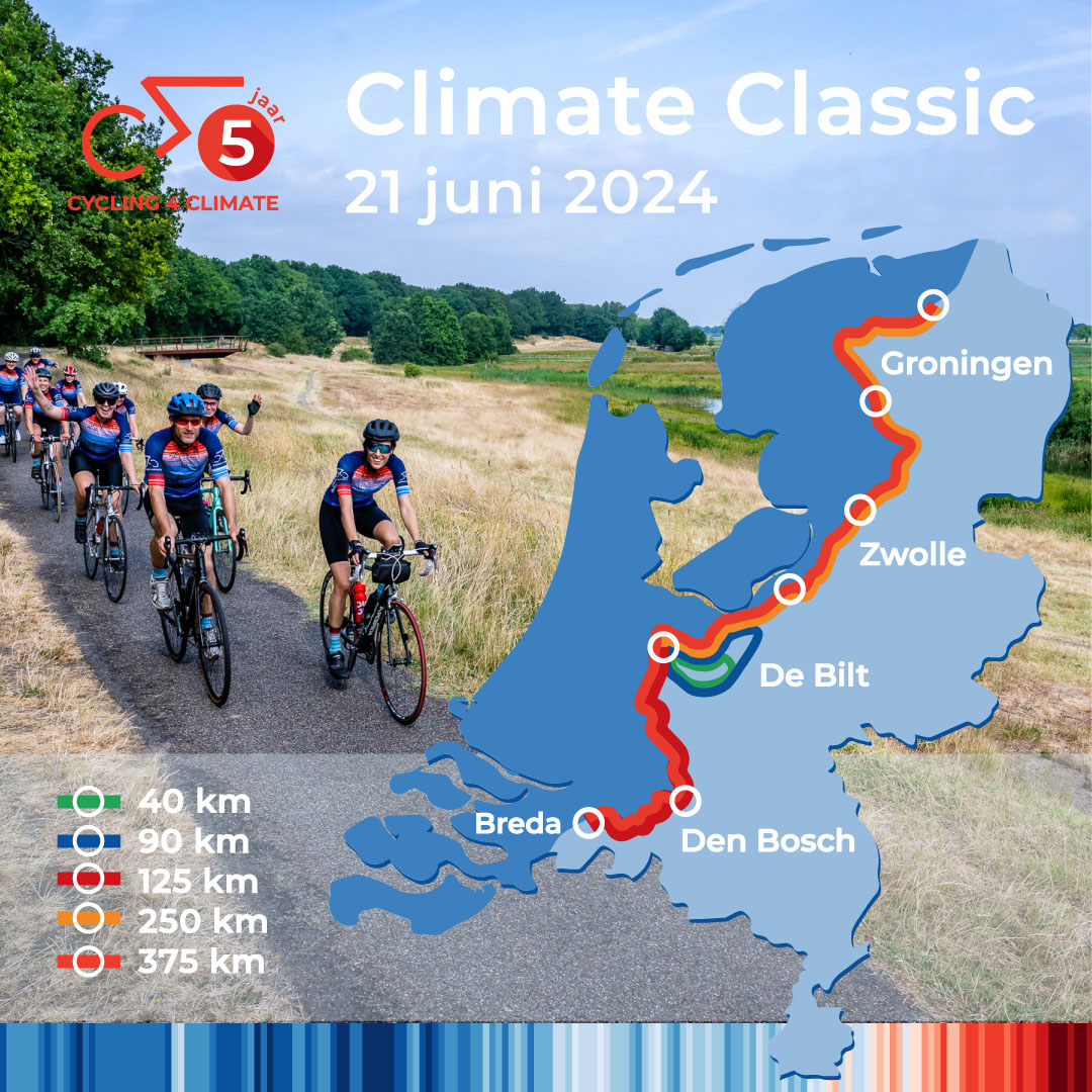 Join us on 21 June to cycle along the 'future' coastline of 🇳🇱 - the coastline that we hope will never become a reality. Get sponsored and help preserve and restore vulnerable wetlands. Register now: climateclassic.nl 🚴 Thanks to DoneerEffectief & @ClimateClassic