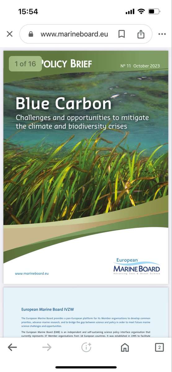 Afternoon plenary session with the @OurMissionOcean with plenary by Kestutis Sadauskas ! First panel with Jean-Pierre Gattuso - one of the authors of the @EMarineBoard policy brief on #BlueCarbon - read it here marineboard.eu/sites/marinebo…