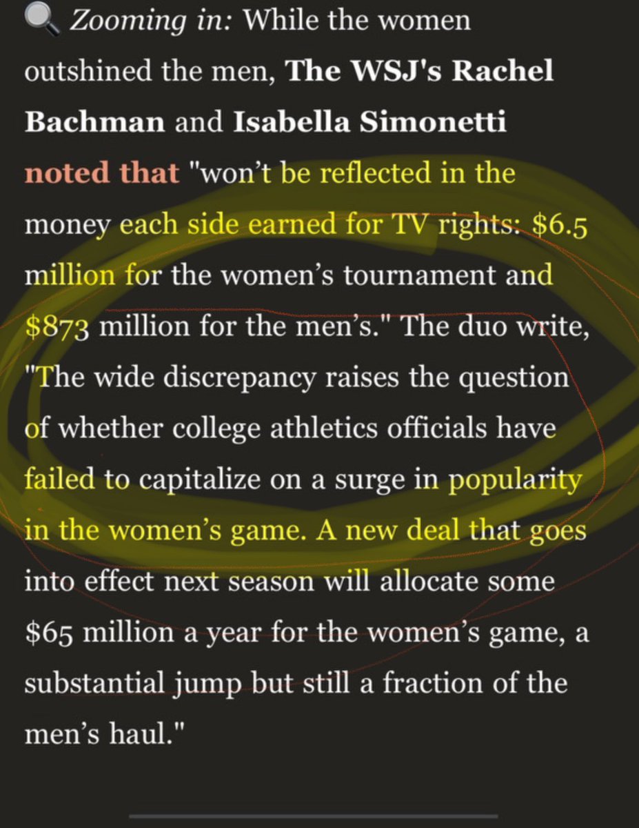 Don’t invest in women’s sports? “You’re gonna be late to the party.” ⁦@CaitlinClark22⁩