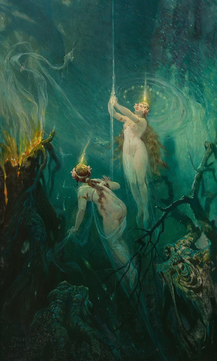 Nymphen und Irrlicht by Georg Janny (1922)