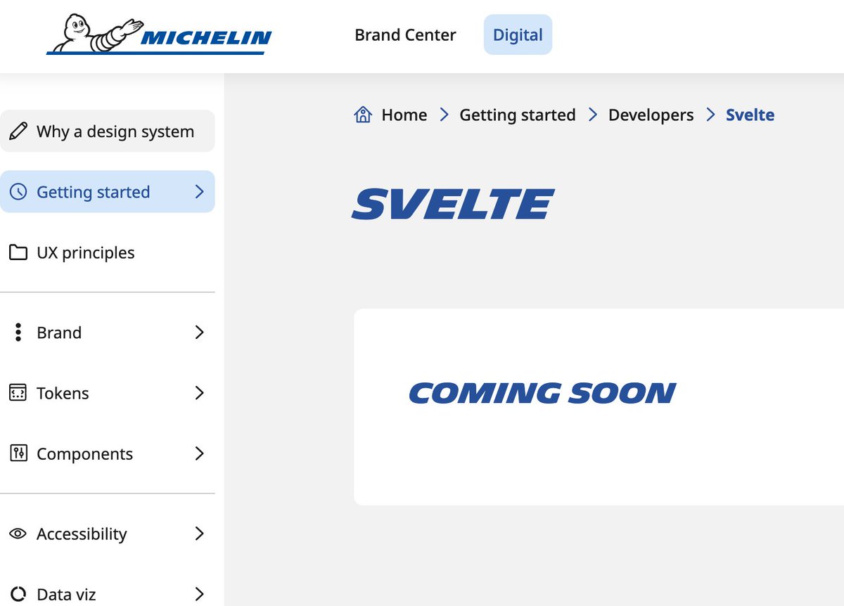 Michelin moving to svelte? 👀