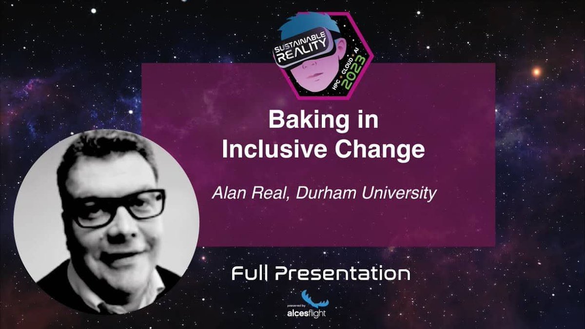 Alan Real from the #ARC team at Durham University explores the complexities and solutions for building a diverse and equitable team at our Sustainable Reality event. Learn more about Alan’s insight: buff.ly/3OjlNl6 #HPC #DurhamUniversity