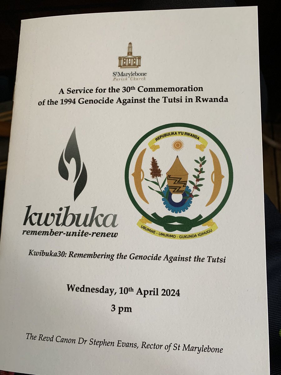 Such a beautiful & solemn place for the 30th anniversary commemorations to mark the Genocide Against the Tutsi in Rwanda @RwandaInUK @HMD_UK