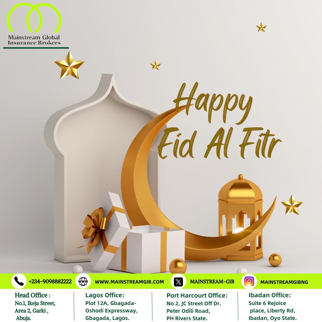 On this joyful day of Eid al-Fitr, wishing you peace, love, and happiness May your Eid be filled with blessings and good fortune. 

Wishing you a joyous celebration from all of us at Mainstream Insurance. ✨️✨️
#Eidmubarak2024
#insurance 
#insurancebroker 
#askusweknowhow