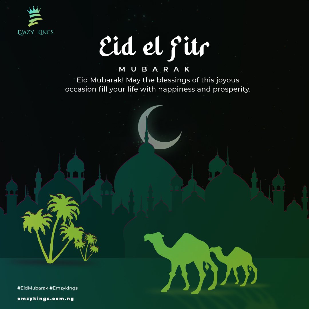emzykings's tweet photo. Happy Eid Mubarak to all our Muslim brothers and sisters!

 Wishing you and your loved ones a joyous celebration filled with peace and happiness. 🌙✨

 #eidmubarak #eid2024 #eidfitr #eidcelebration #joyfulmoments #happiness #ramadankareem #emzykings #ramadanmubarak #warmwishes https://t.co/KQixfIbkVr