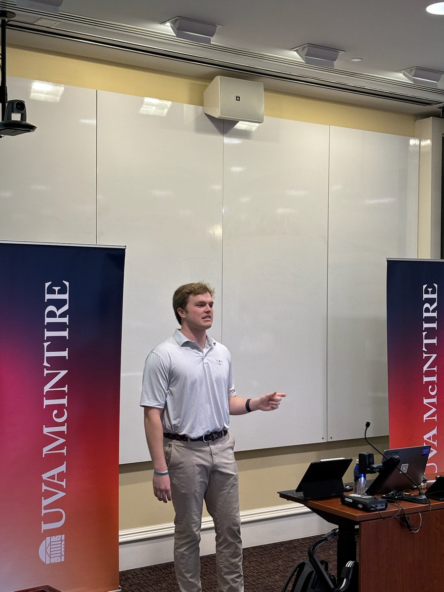 McIntire's Founders Day is underway with an impressive line-up. Kicking off the morning is David Roselle, CEO of DoorList, a software company that serves as a social passport. #Entrepreneurship #Founder