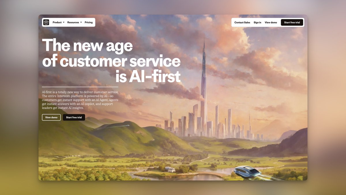 dqnamo's tweet image. I think @intercom &apos;s new website could set a new standard for tech startups, like @linear did. I&apos;m genuinely impressed; it&apos;s that good.