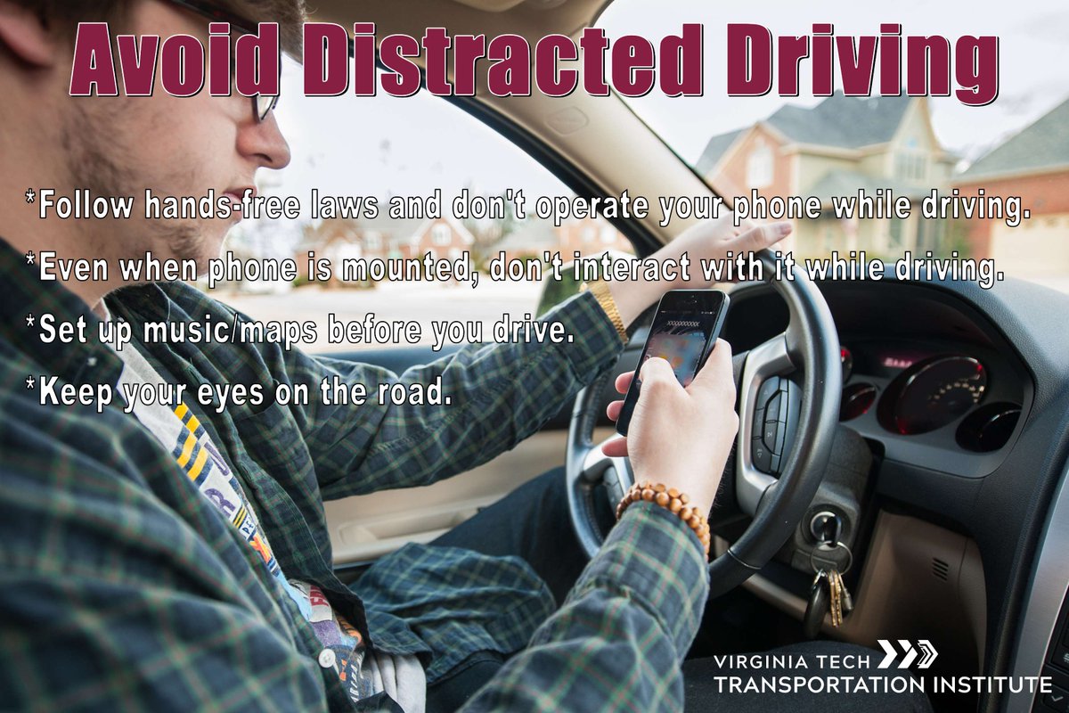 Stay safe while driving and follow these tips. #DistractedDrivingMonth #TransportationSafety ow.ly/H3Lz50R8rPO