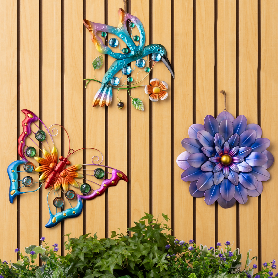 Bring your outdoor space to 🌱 life with vibrant hanging yard décor accents—hummingbirds, butterflies, flowers & more 🦋 🌺 FD.social/itQ050R9pI9