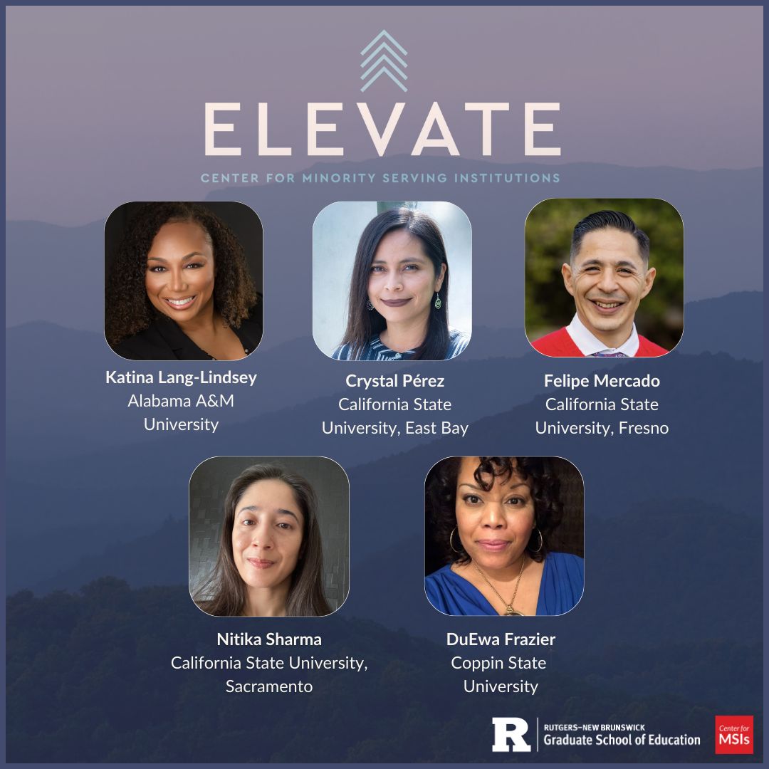 Join us in congratulating our #9th cohort of #ELEVATE fellows! 👏👏 ELEVATE is a 3-day professional development opportunity created to address the unique needs of early-career faculty members at #MSIs. Read more about the cohort: bit.ly/49rUtJb #ELEVATE2024