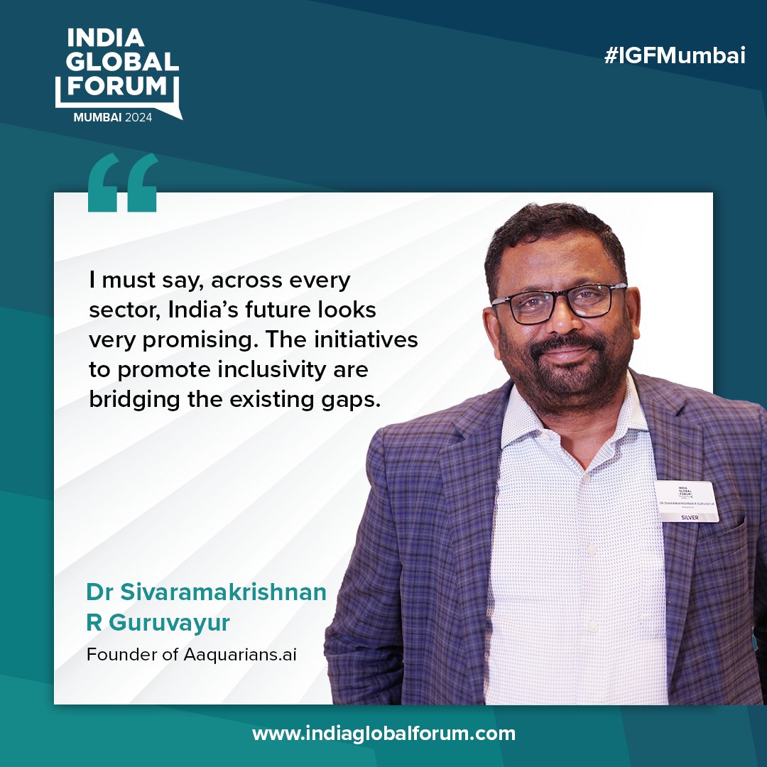 Watch the video in which Dr Sivaramakrishnan R Guruvayur - Founder of Aaquarians.ai shares his experiences of attending NXT10 and praises the two national leaders crafting the story of New India. Join the Conversation: indiaglobalforum.com/igf_details.ph… #NewIndia