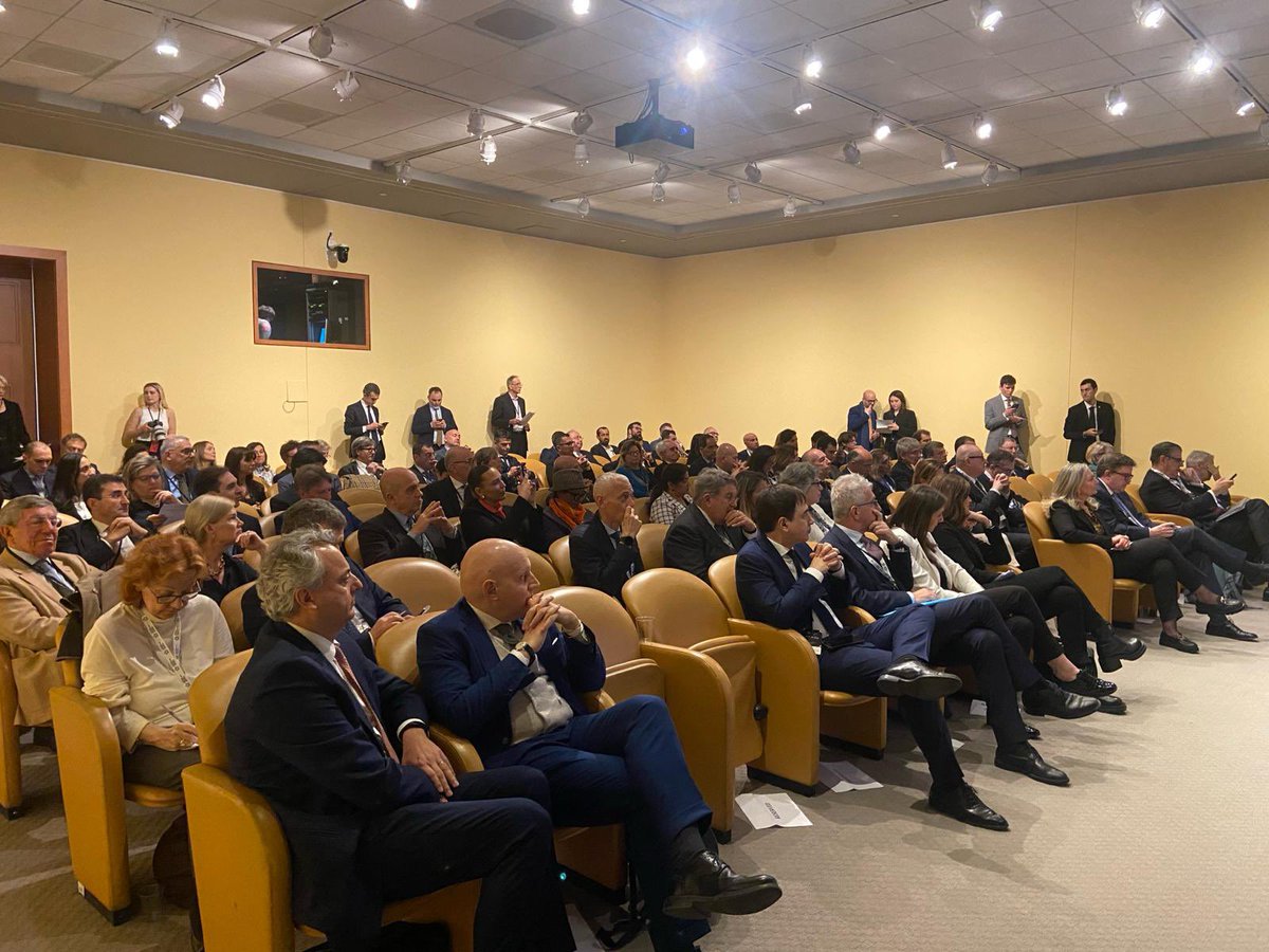 'We live in an era of complexity,' as Amb. @MAZappia reminded us kicking off @consiusa. 'Now, more than ever, it’s time to look to our allies and partners, those who share the same values, the same vision.' 🇮🇹🤝🇺🇸