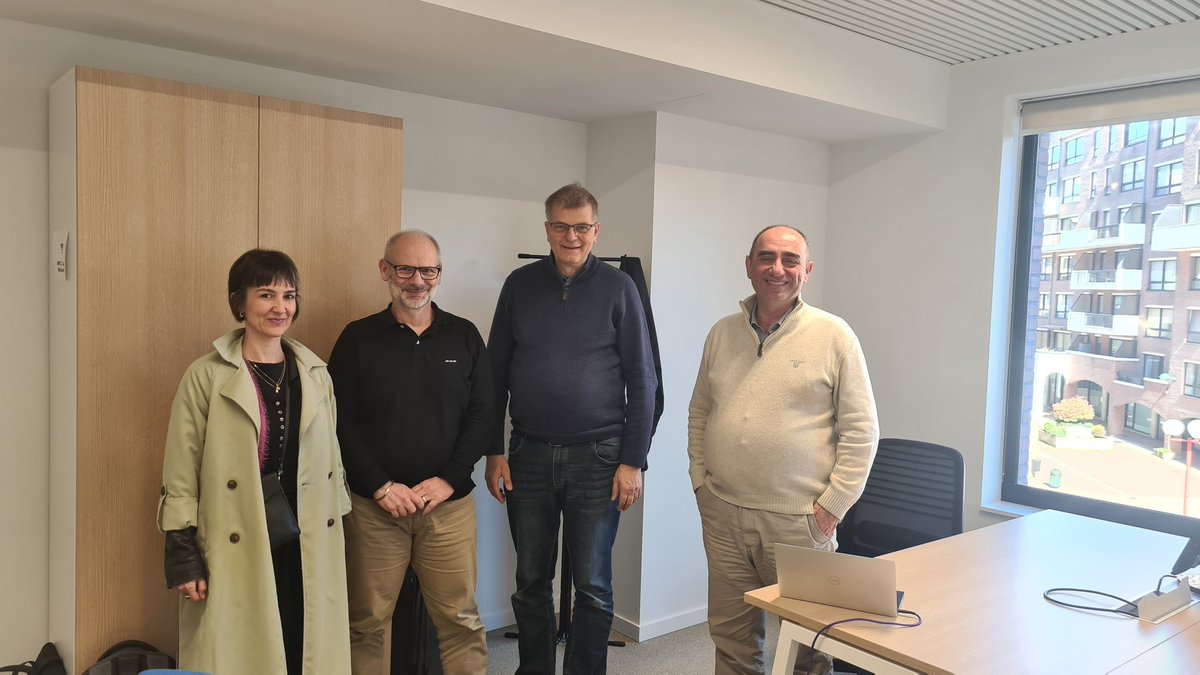 Very fruitful working session with our colleagues from @tuc_chania on the tasks we are co-leading within @EurecaPro - thanks to #MIFJC, the French house of Science in Brussels, for hosting us in a nice work environment.
