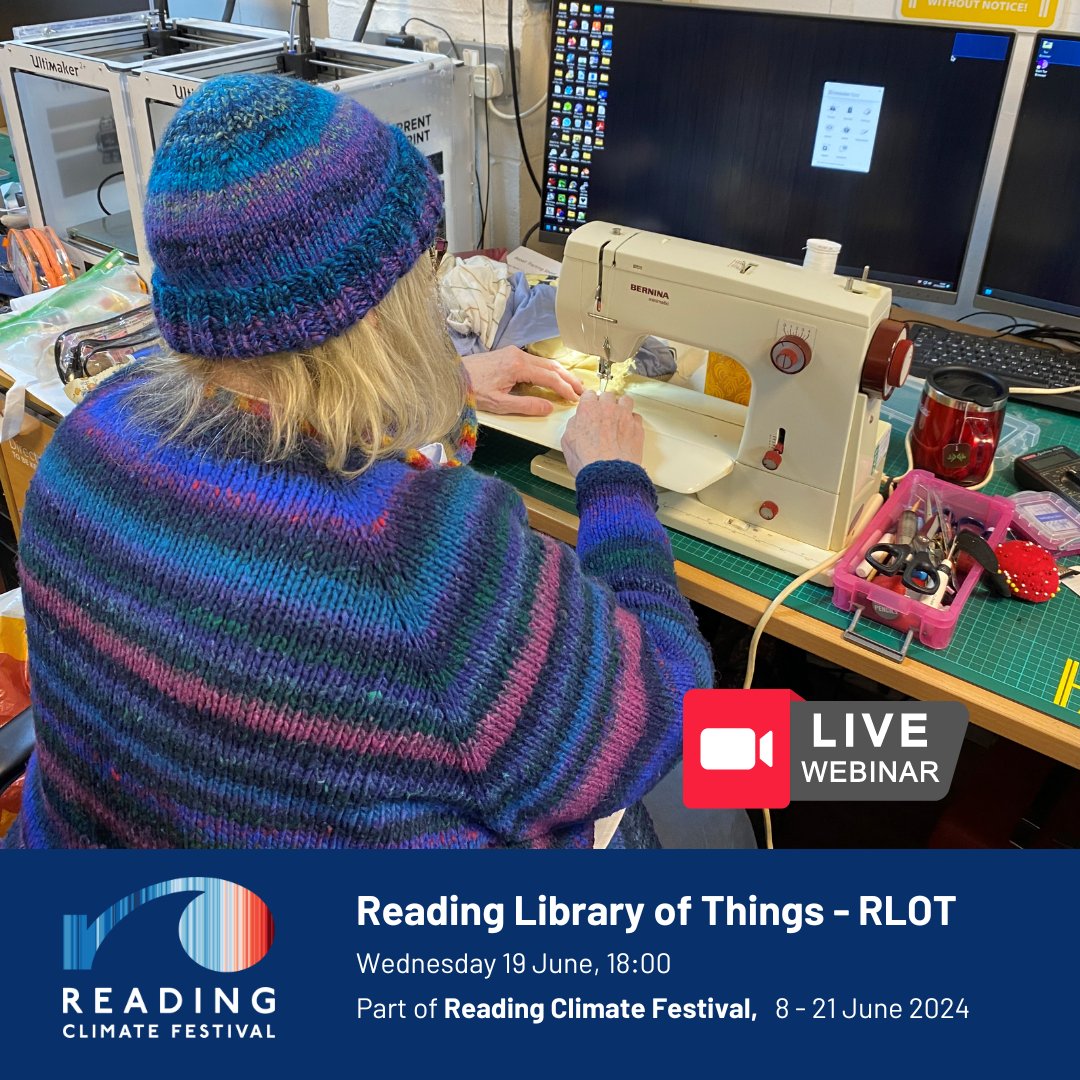 Borrow things for free in Reading, UK ! RLOT is part of a worldwide movement to make the most of what we already have. Search #ReadingClimateFestival2024 on Eventbrite to find our 2024 event collection. (Register now to get an event reminder on the day.)