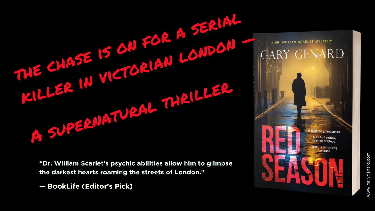 The chase is on for a serial killer in London. A supernatural thriller. — Book #1 in the Dr. William Scarlet Mysteries. hubs.ly/Q02sntkg0 #mysteryseries #horrorthriller #murderthriller #histfic #thrillerromance #KindleUnlimited #detective #darkromance #authors #amwriting