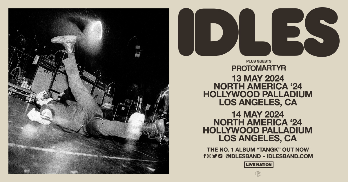 SUPPORT ANNOUNCE 🚨 @protomartyrband will be taking over our stage with @idlesband on May 13 & 14! 🔗 More info here: livemu.sc/3TOzcnr