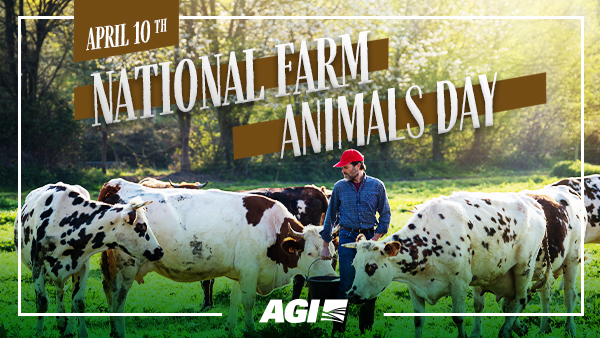 Happy National Farm Animals Day! Share a pic of your animals 🐴🐷🐮 #FarmAnimalsDay #AgX