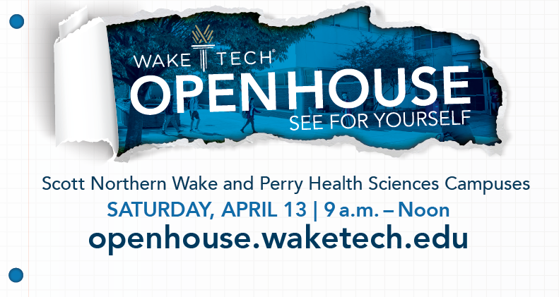 Help spread the word! Events include sessions on programs, admissions, paying for college, university transfer and more. There will also be campus tours and an opportunity to speak with a Career Services expert. Register: openhouse.waketech.edu