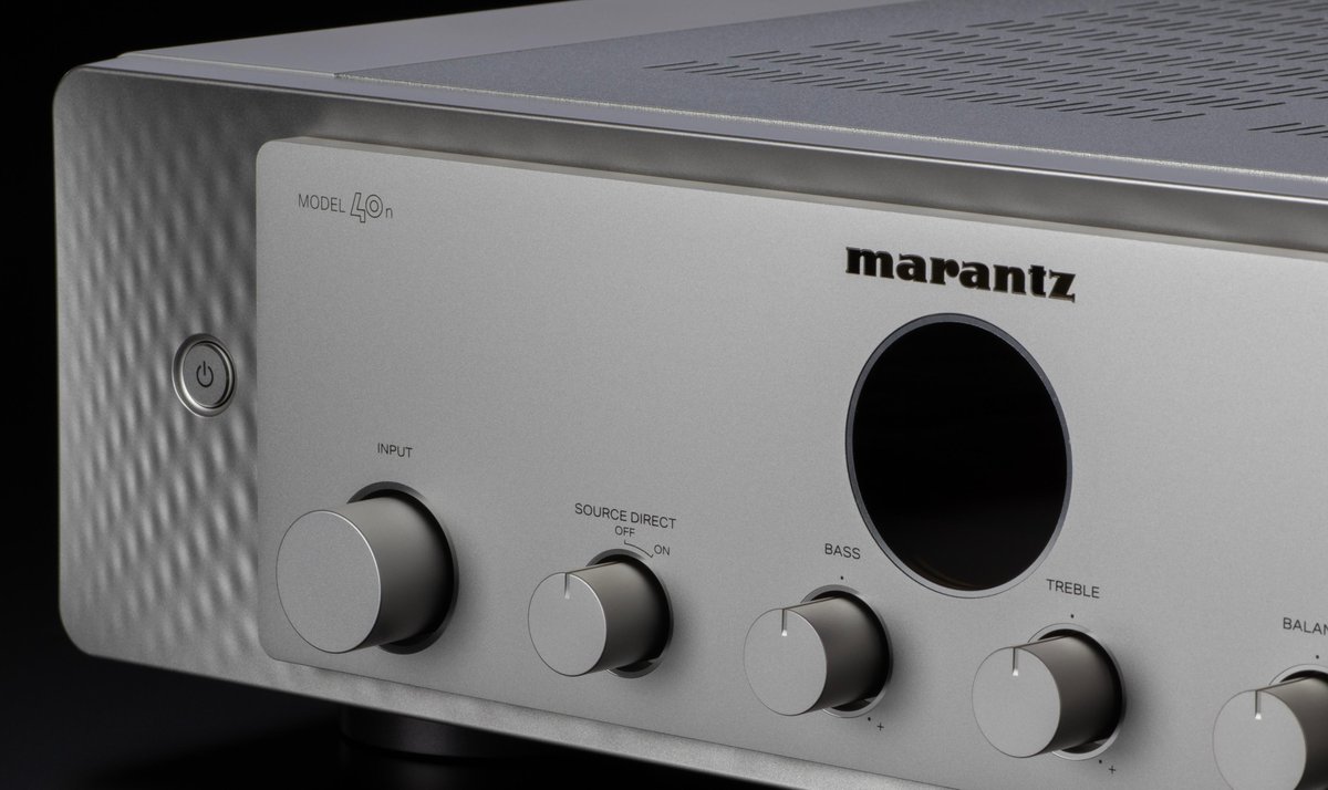 Marantz has reimagined the integrated amplifier for the digital age while preserving a luxurious analog feel and sound. Explore Model 40n: bit.ly/49uJCyf