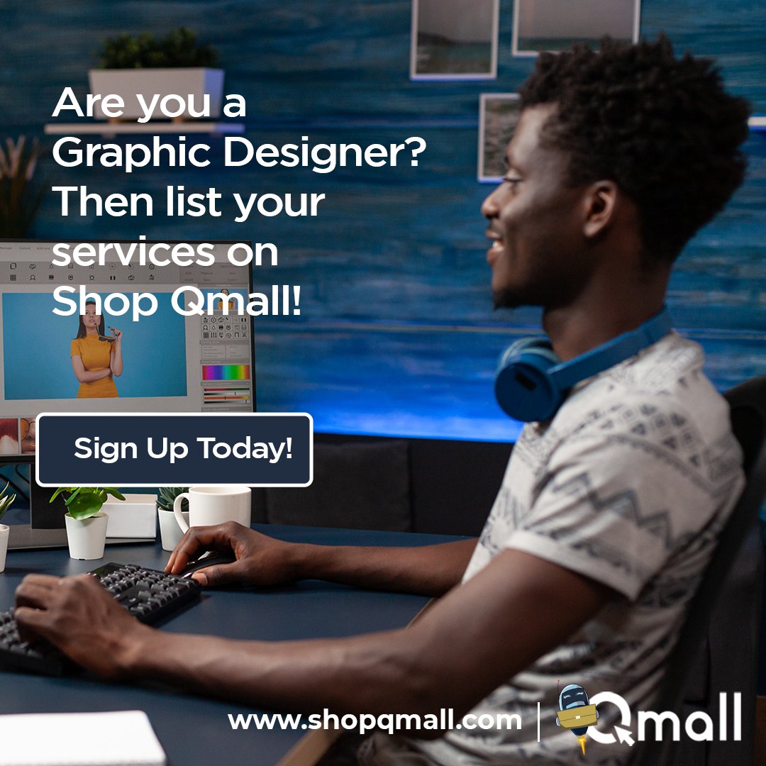 Calling all graphic designers: turn your passion into profit today! 🎨💼  Showcase your creativity on shopqmall.com and unlock endless opportunities.

#DesignYourFuture #ProfitFromYourPassion #shopqmall #grabitonqmall  #ecommercemadeeasy #ShopWithEase