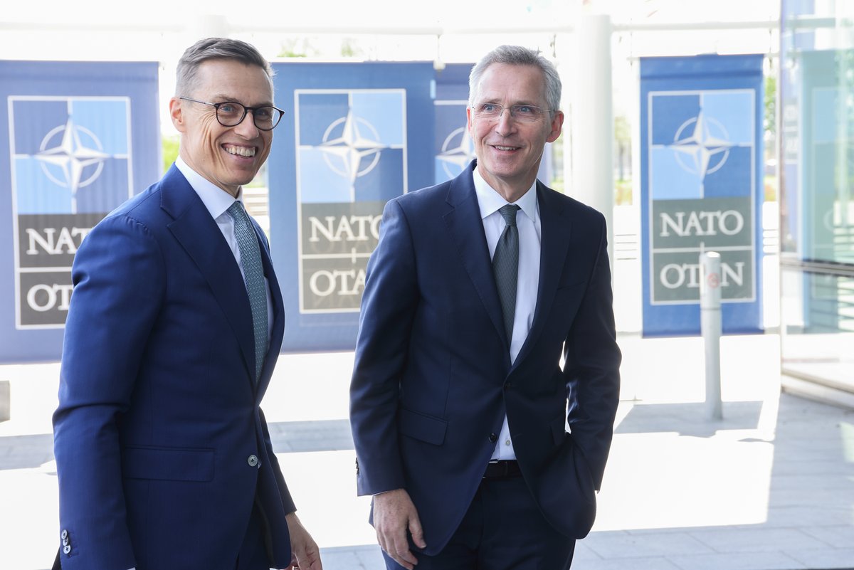 Thank you for the meeting @jensstoltenberg. Finland will be a reliable ally in NATO. We will do our part.