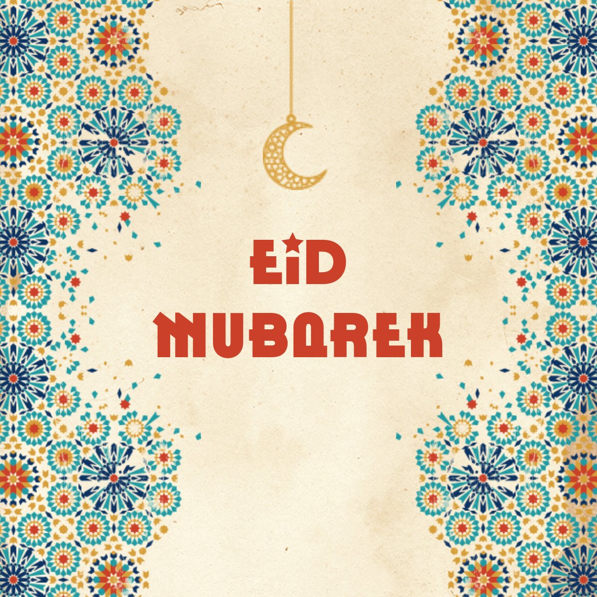 Wishing Eid Mubarak to all those who are celebrating! May this Eid bring you and your loved ones joy, peace, and prosperity.