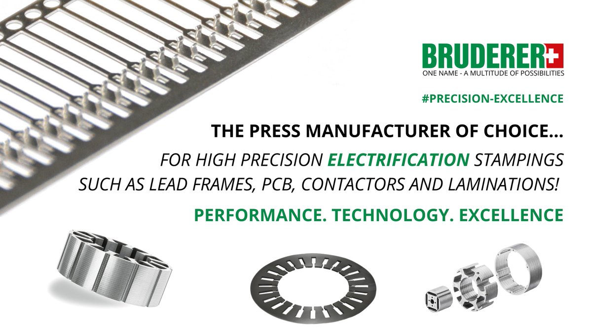 BRUDERER PRESSES, PERFECT FOR STAMPING LAMINATIONS - We have a long history of producing lamination and will be happy to discuss any projects you may have! 

For more info, contact us at mail@bruderer.com

#Bruderer #Ukmanufacturing #Engineering #Ukmfg #Stampingpresses #Stamping