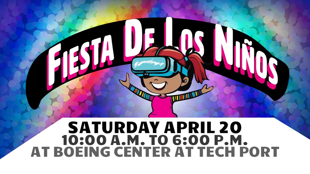 🎉 Gather the family and mark your calendars because Fiesta De Los Niños is back and better than ever! Join us for a day packed w/fun from 10A to 6P on April 20 Indulge in delicious food, bring your gaming skills, enjoy rides, and live music! 🎶🎮Admission & Parking is FREE!