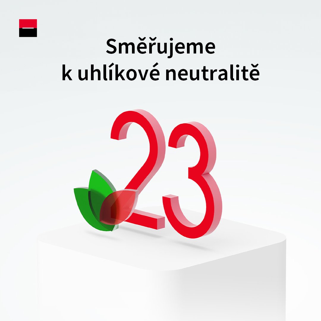 [#uhlikovaneutralita] 🌍 Směřujeme k uhlíkové neutralitě vlastního provozu do roku 2026. V roce 2023 jsme snížili emise o 60 % a 98,7 % naší spotřeby pocházelo z obnovitelných zdrojů. Odhodlaně pokračujeme v našem usilí pro lepší budoucnost. Více na kb.cz/cs/o-bance/pod….