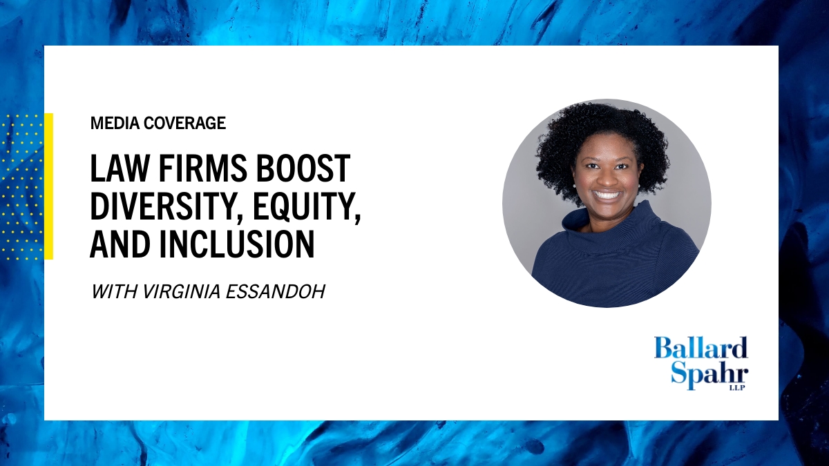 .@tatyanamonnay of @BLaw spoke to Chief Diversity, Equity and Inclusion Officer Virginia Essandoh for a piece about how DEI programs industry-wide have adjusted in light of challenges from some quarters. bit.ly/49AUtXo
