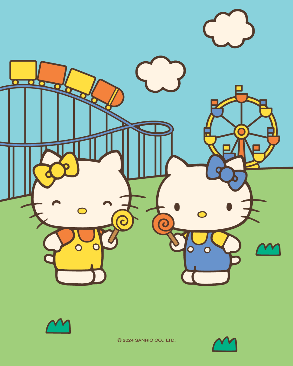 ❤️Mimmy❤️ Happy #NationalSiblingsDay from Hello Kitty and her twin sister