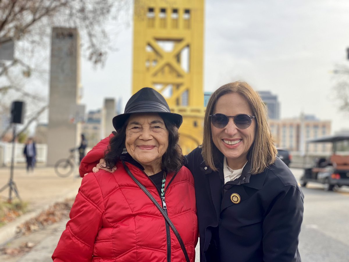 Happy #DoloresHuertaDay! Dolores Huerta, a force for social justice, has left an indelible mark on labor, civil rights & women's movements. Today and every day, let's draw inspiration from her impactful work as we strive to uplift and empower communities across California.