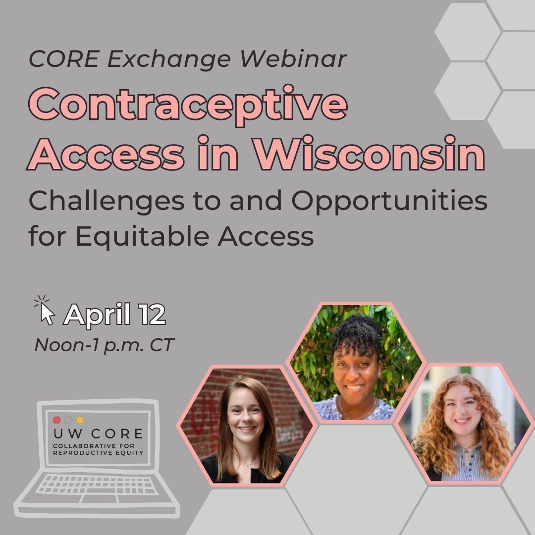 📣 Have you registered for our webinar this Friday? Don't miss it! We'll discuss policies affecting contraceptive access in Wisconsin, the current evidence, and efforts to expand access to contraception, including the new OTC birth control Opill. 💻✔️➡️ buff.ly/43wthYD