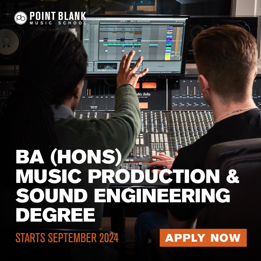 Get started on your Music Production & Sound Engineering journey with our BA (Hons), available as a 3 year or 2 year accelerated degree. Apply now and start in September 2024! pointblankmusicschool.com/courses/london…