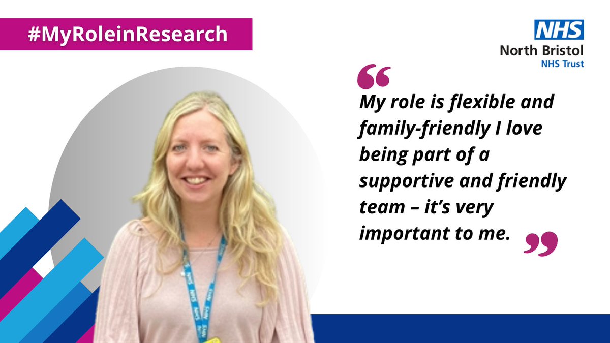 Looking for a family-friendly career? Elizabeth explains how she fits her role in #research around her family & feels like she’s making a difference ow.ly/kKVA50R2j4S #MyRoleInResearch @NorthBristolNHS #nhscareers