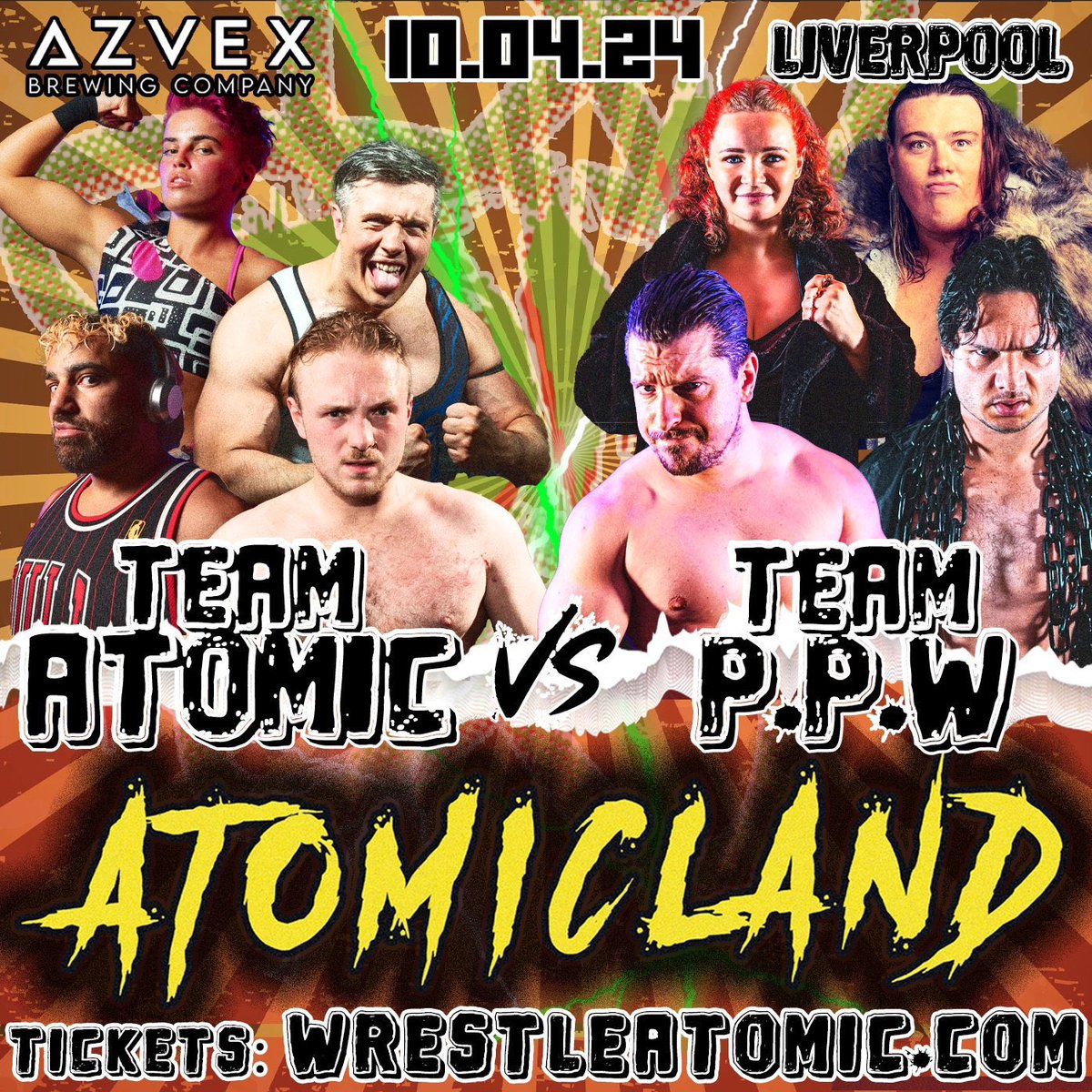 Team @WrestleAtomic takes on Team @PursuitProWres!

Can @ThatDamnBailey’s team trust him?

Who is hencher @harleyhudsonx or @RyanBartram?

Who is @TEDDYREAY?

What do newcomers Will and Eve have in store?

How big is Nathan?

Does Kemper smile?

SO MANY QUESTIONS!

👑🧊☕️

xoxo
