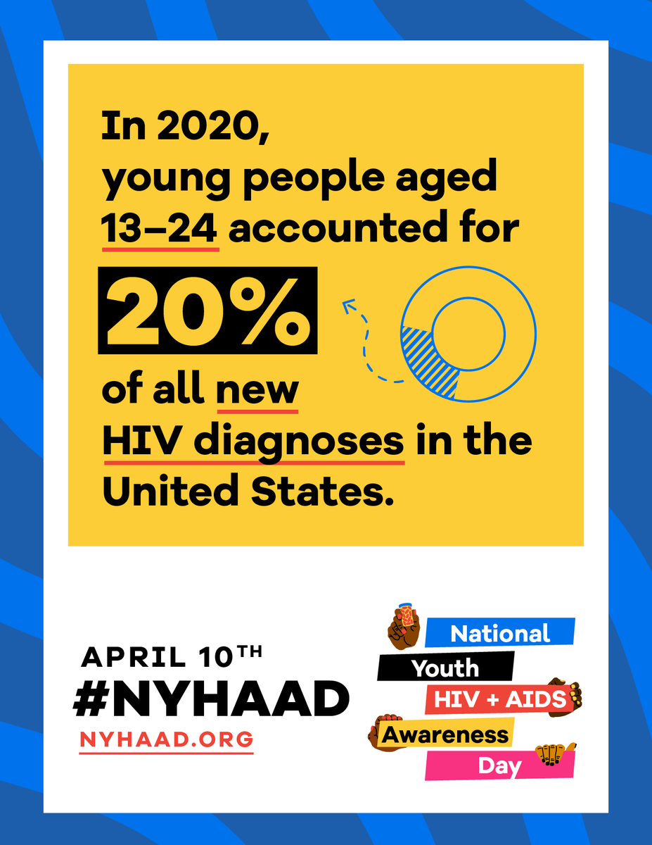 📣 Get involved and leverage your voice for change!

Access social resources and discover events and activities in the US 🇺🇸 to join today on National #Youth #HIV & AIDS Awareness Day (#NYHAAD): nyhaad.org