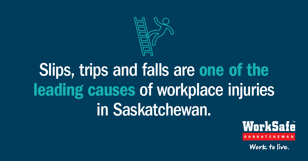 Something that often contributes to slips, trips and falls is poor lighting. Learn more at the link. worksafesask.ca/prevention/sli…