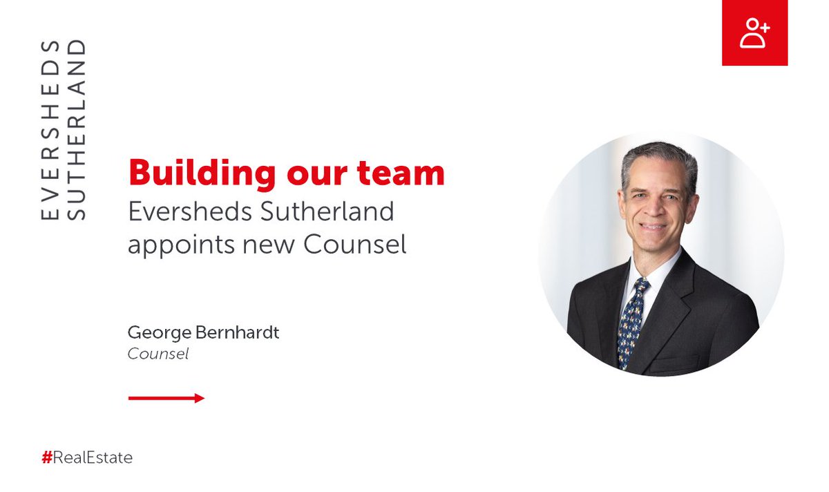 We’re excited to share that George Bernhardt has joined our #RealEstate Practice Group as a counsel in Houston. Join us in welcoming George to the firm! Read more: esglobal.law/43WNFT0