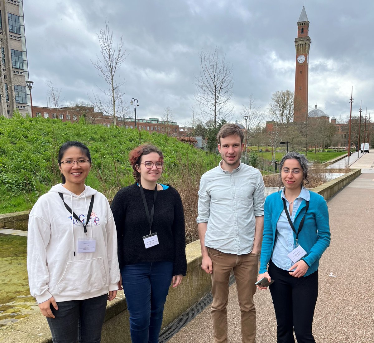 Four of our Ph.D. students presented their research focused on #plasmonic and #electrochemic #biosensors at #Europtrode XVI conference. Besides work they also enjoyed a lot of fun and beautiful campus of <a href="/unibirmingham/">Uni of Birmingham</a>.