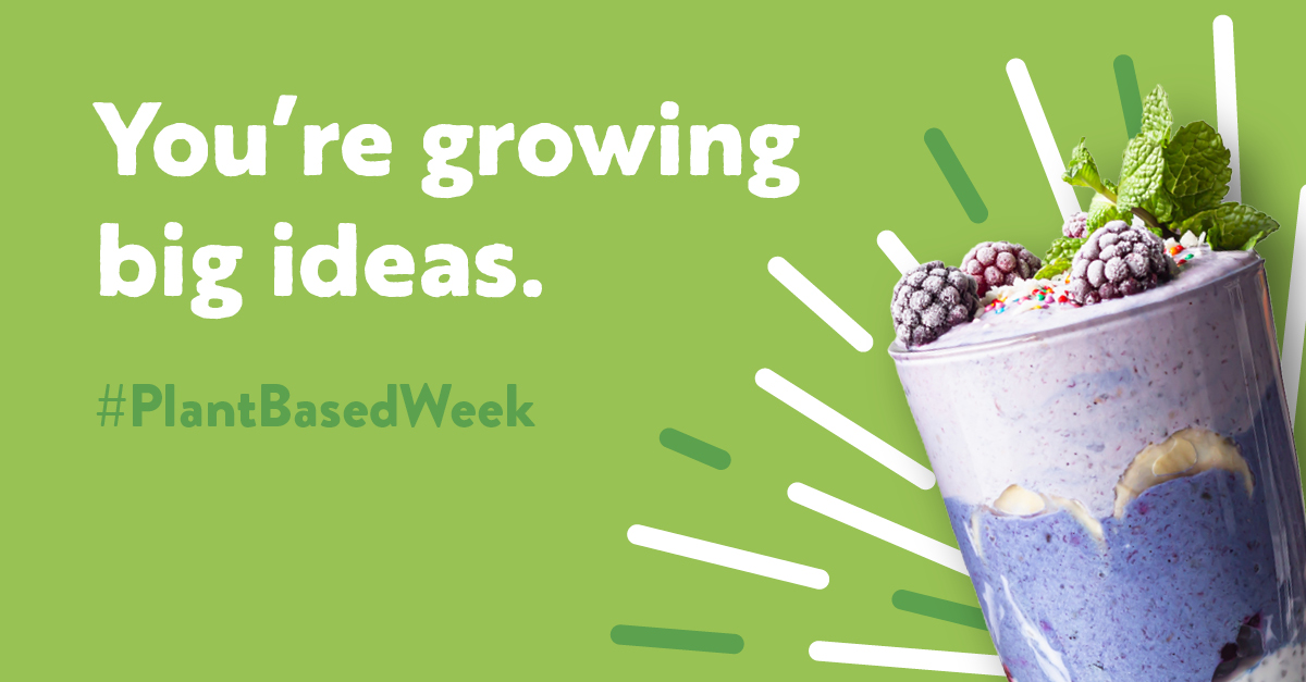 We couldn’t be more excited for #PlantBasedWeek, and we encourage you to take part in whatever way feels right to you – whether it’s making a simple swap or trying out a new recipe! Learn more: plantbasedfoodweek.ca @proteinindcan
