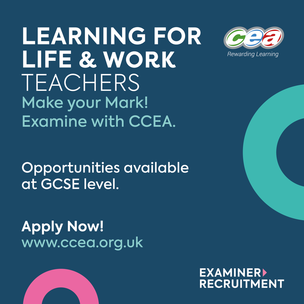 Do you have at least 1 years experience of teaching LLW? If you are interested in examining for us we would like to hear from you. For further info visit: ow.ly/NFHE50Rbbb3