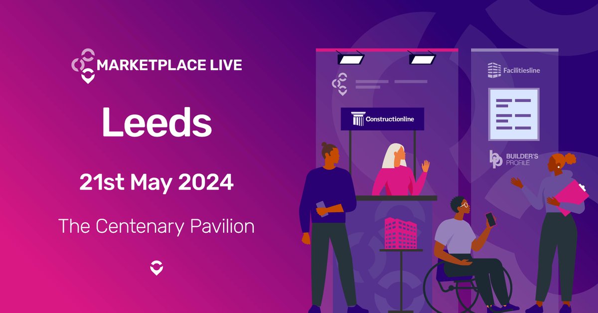 📣 Calling all Buyers in Leeds! Exhibit for FREE at our Leeds Marketplace Live event! Our Marketplace Live events provide an excellent opportunity for Main Contractors to boost their supply chain. Complete our exhibitor form today - ow.ly/9uHz50Rb9qn