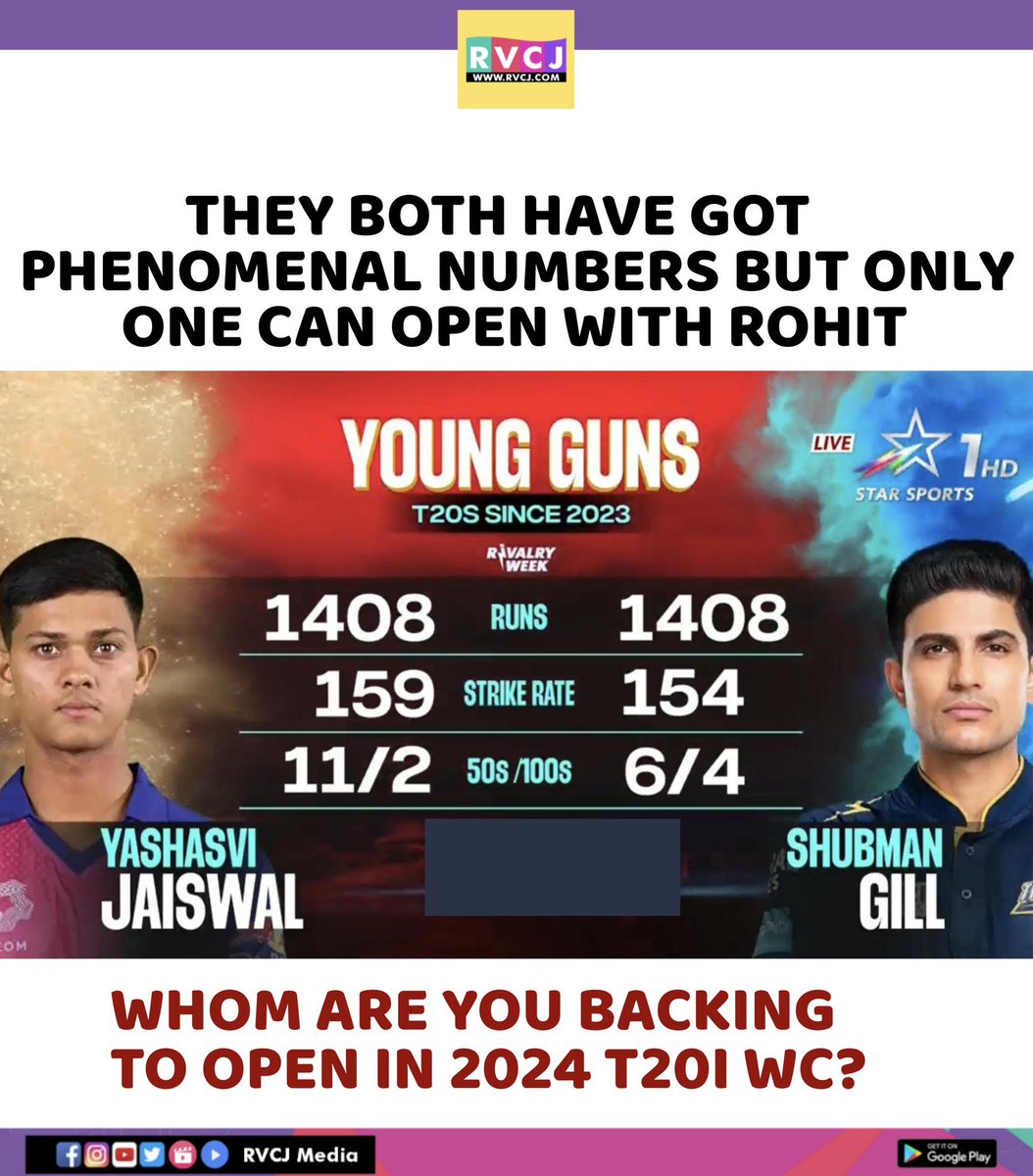 Yashasvi Jaiswal or Shubman Gill?