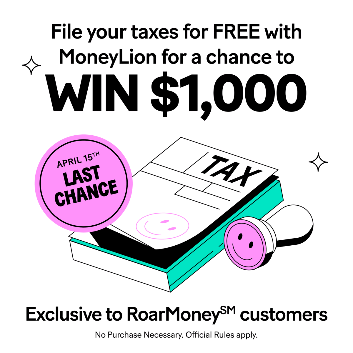 Unlock your chance to win big! File your taxes with #MoneyLion, powered by Column Tax, and get a shot at an extra $1,000 on top of your maximum refund! 🚀 Tap the link in our bio to learn more and discover other amazing benefits waiting for you. No Purchase Necessary. Official…