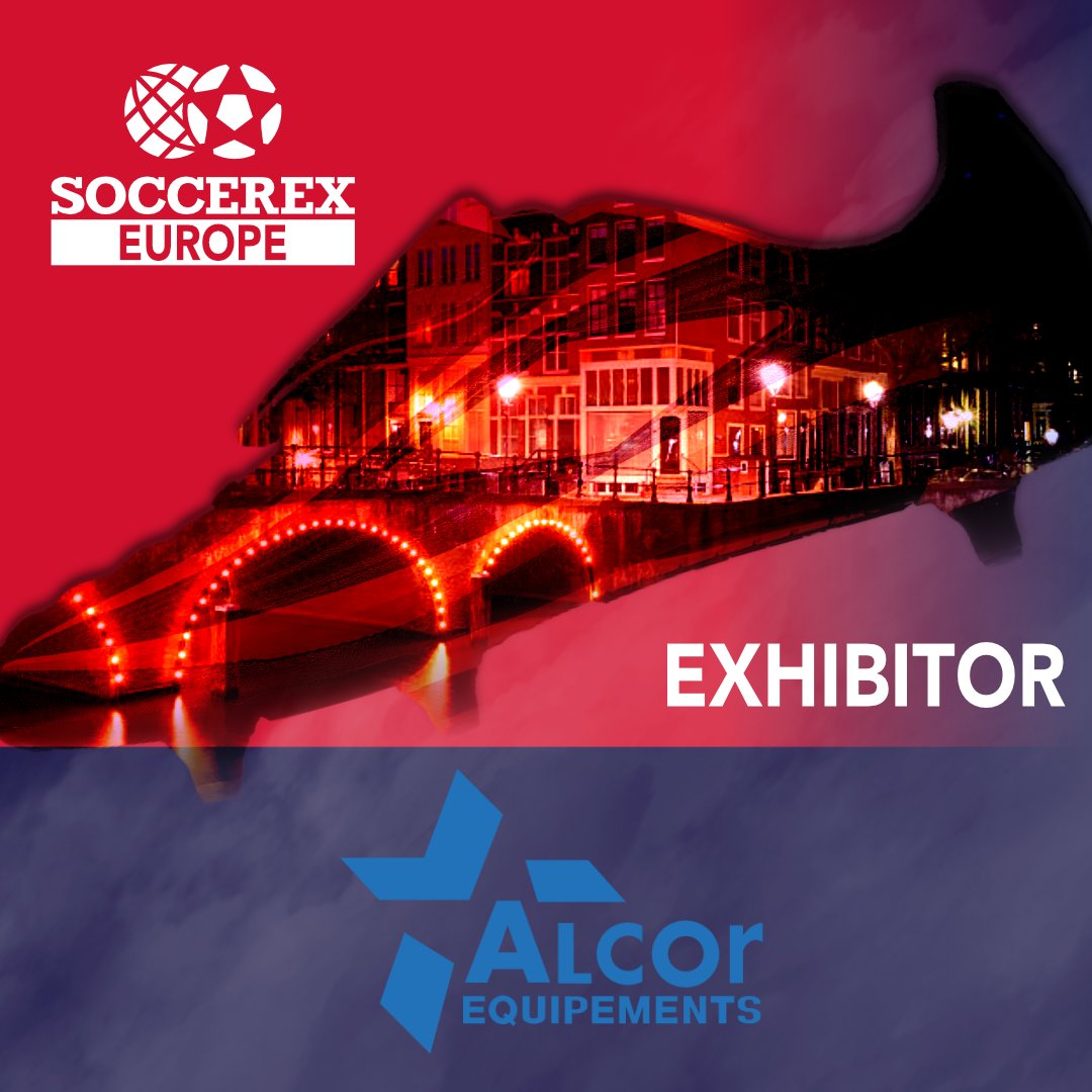 We are thrilled to announce that Alcor Équipements will be joining #soccerexeurope as an exhibitor, this May 30th - 31st! Make sure to get your tickets to join them at the leading global football business event at the Johan Cruijff ArenA, in Amsterdam: soccerex.com/europe-2024/#b…